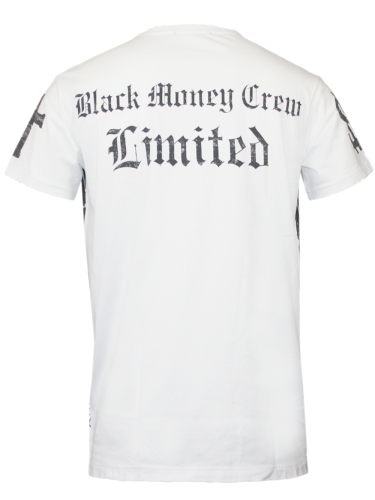Black Money Crew Herren Shirt Money Maker (S) (wei)