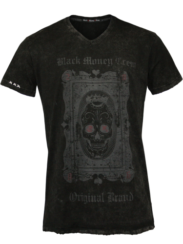 Black Money Crew Herren Shirt Original (XL) (schwarz)