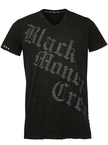Black Money Crew Herren Shirt Scream (XXL) (schwarz)