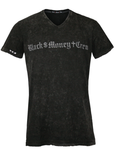 Black Money Crew Herren Shirt Trouble (XXL) (schwarz)