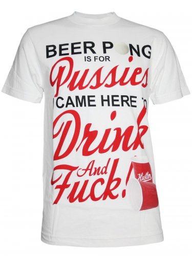Hustler Herren T-Shirt Beer Pong