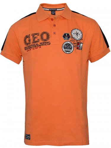 Geographical Norway Herren Poloshirt Katal (XL) (orange)