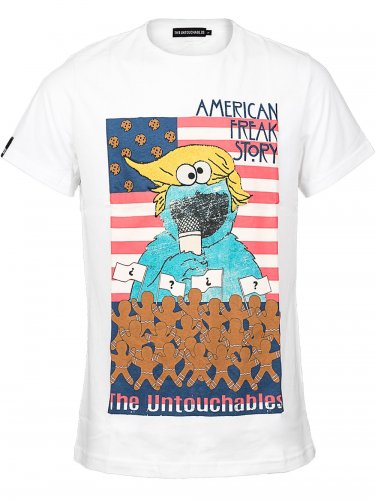 The Untouchables Herren Shirt Freak (M) (wei)