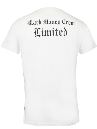 Black Money Crew Herren Shirt Guilty (XXL) (wei)