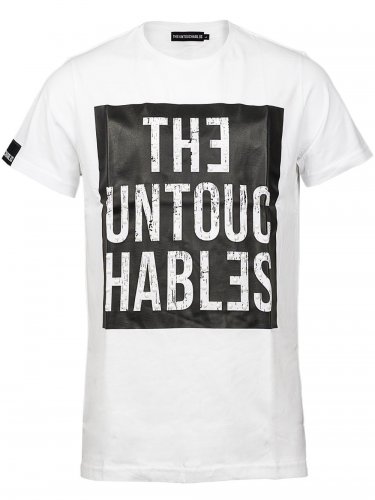The Untouchables Herren Shirt Logo Square (weiß)